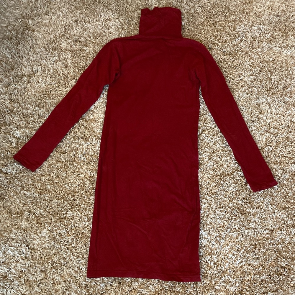 American Apparel High Neck Midi Dress